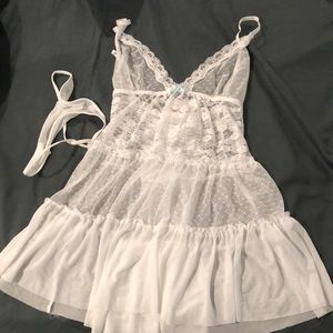 White lace babydoll